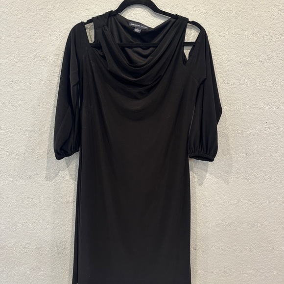 Like New American Living Cold Shoulder Long Sleeve Dress, Cocktail Dress - 8 - Picture 4 of 4